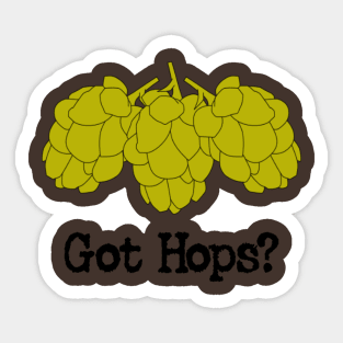 Beer Hops T-shirt Sticker